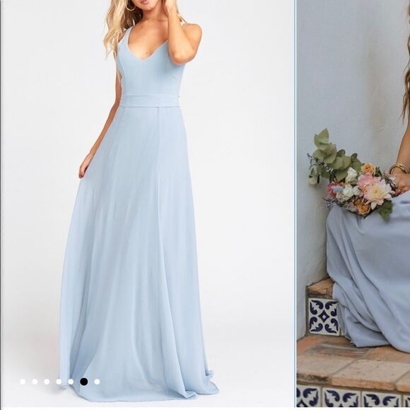 SMYM Jenn Maxi Dress Steel Blue - Picture 1 of 7